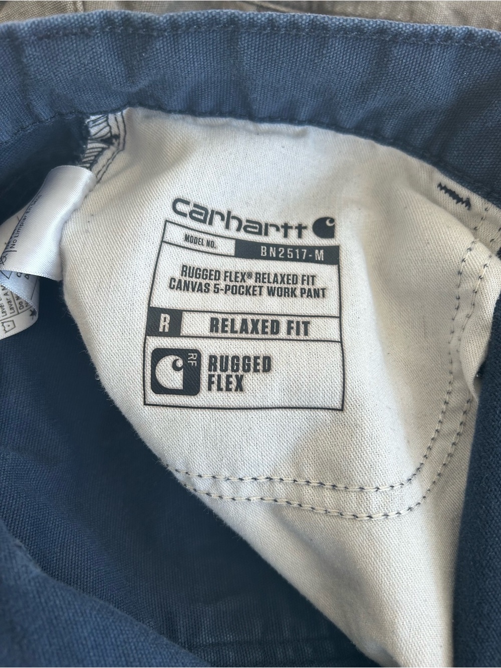 Carhartt Rugged Flex Relaxed Fit Men’s Canvas Work Pants - BN2517-M x 2